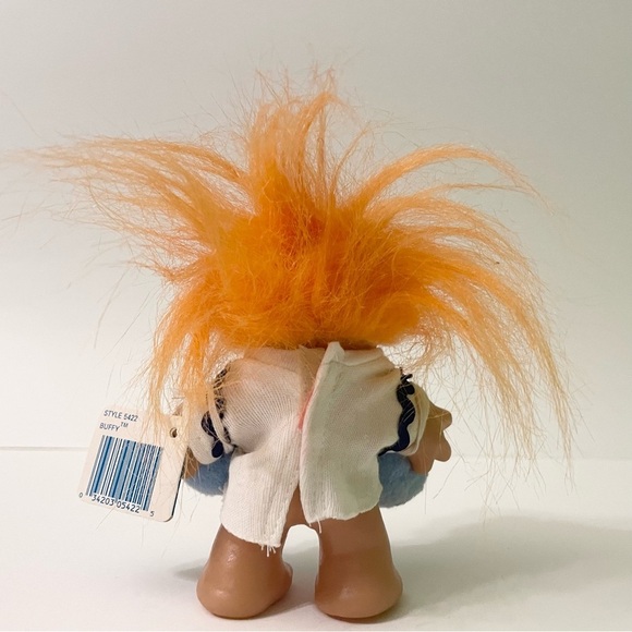 Vtg 1986 Dam Nordic Troll Orange Hair Troll Doll - Picture 6 of 16